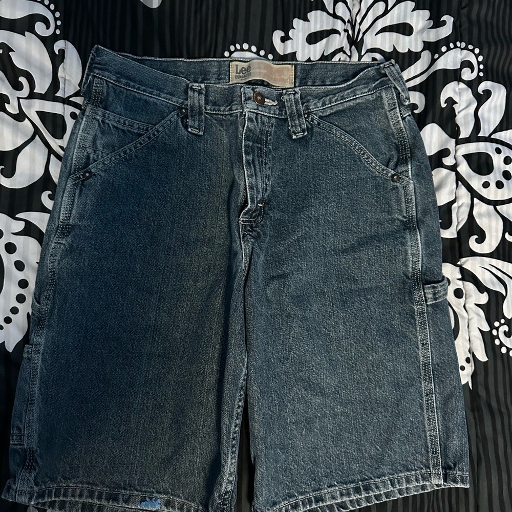 Lee Men’s Dark Blue Jean Shorts